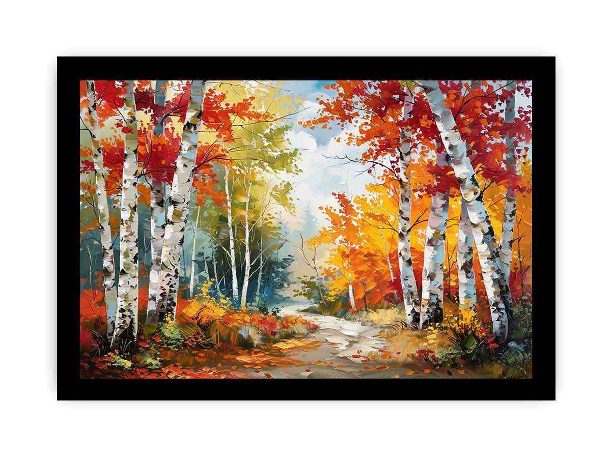 Autumn Forest Canvas Art Print-7