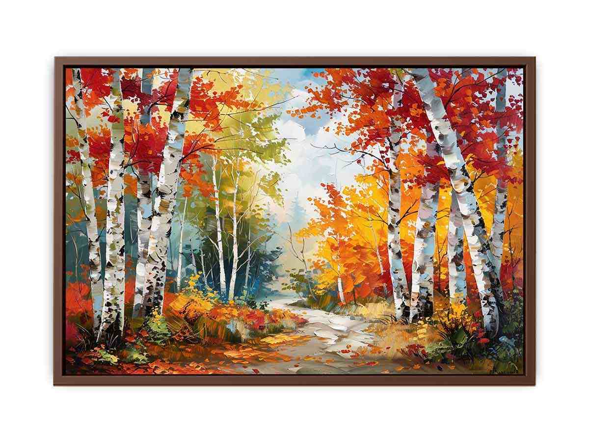 Autumn Forest Canvas Art Print-6