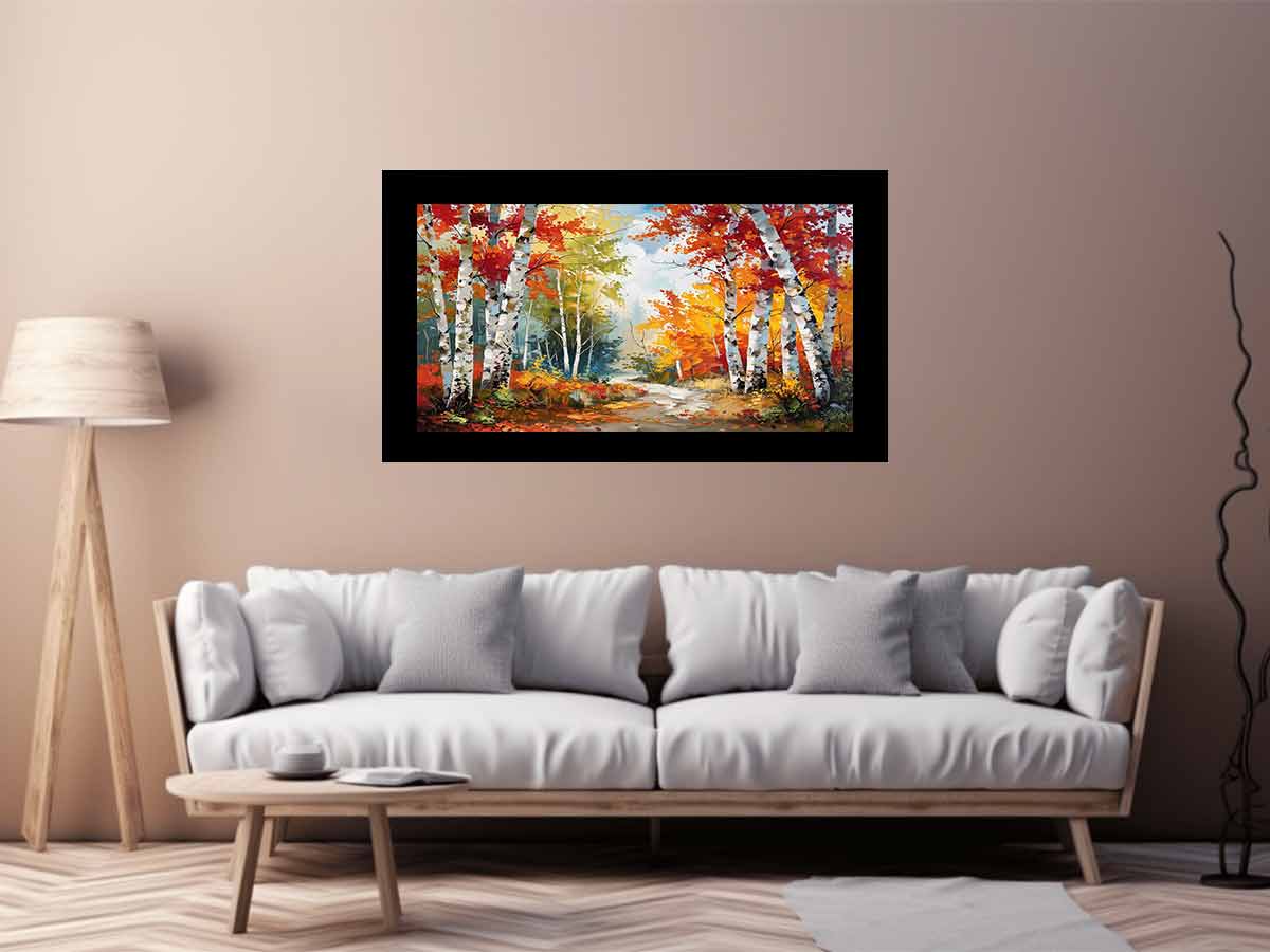 Autumn Forest Canvas Art Print-2