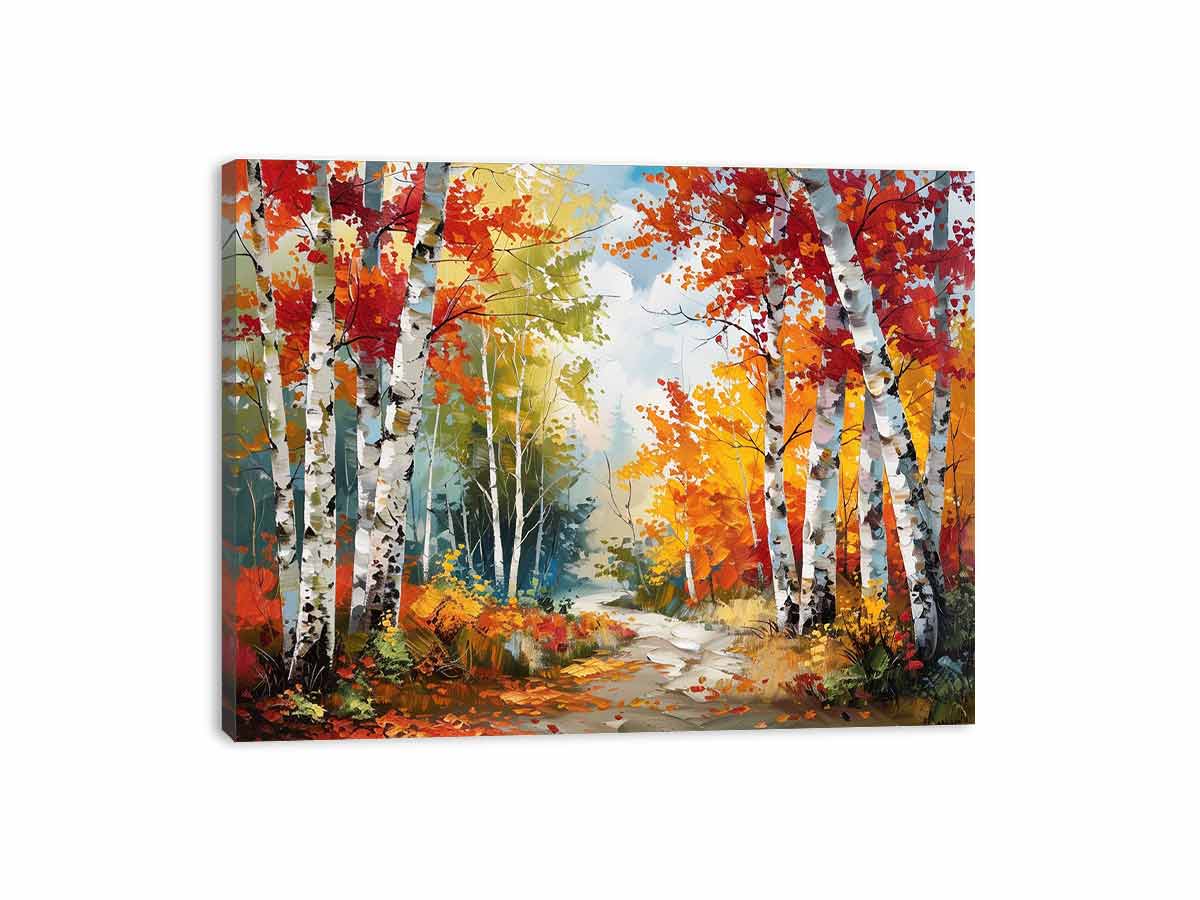 Autumn Forest Canvas Art Print-3