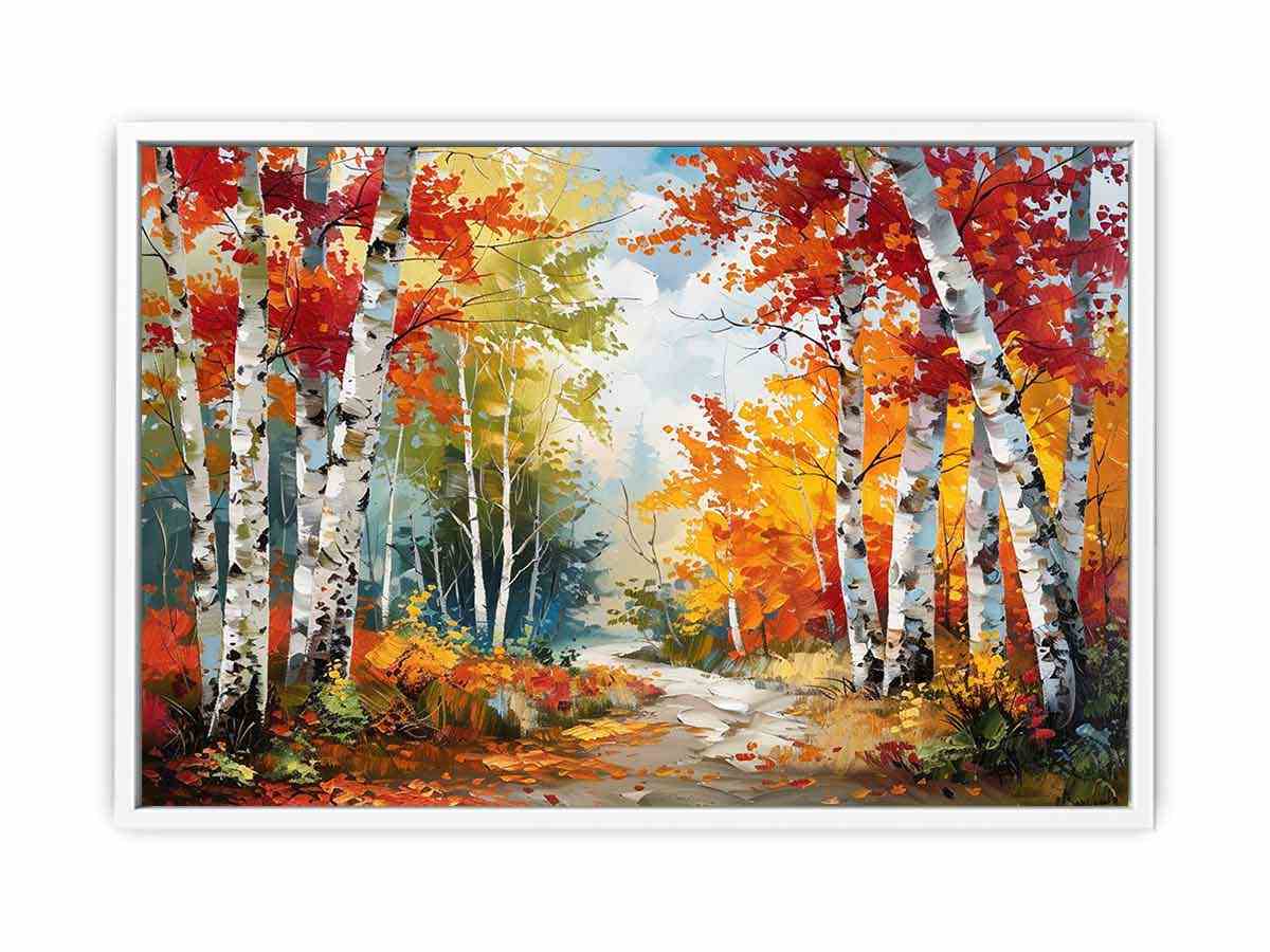 Autumn Forest Canvas Art Print-5