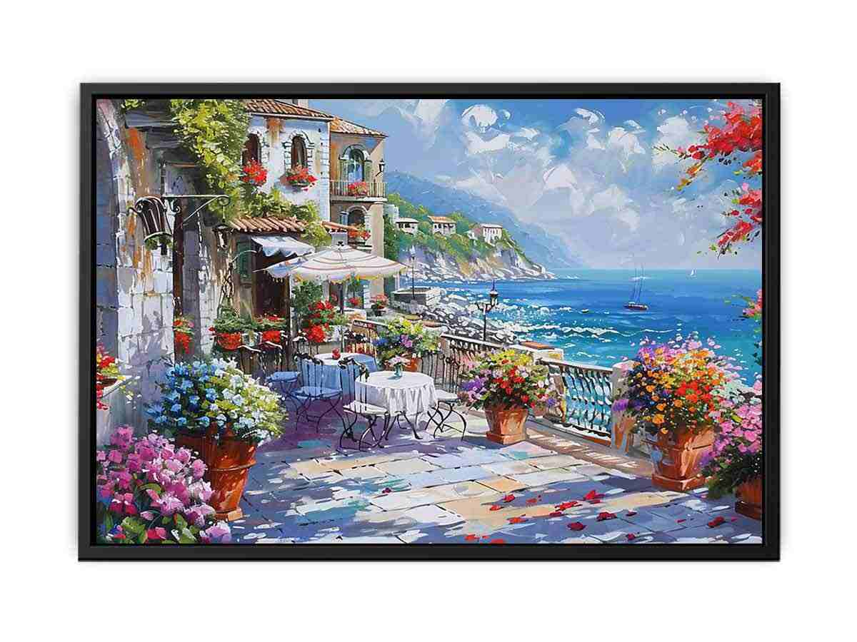 Beachside Living Canvas Art Print-4