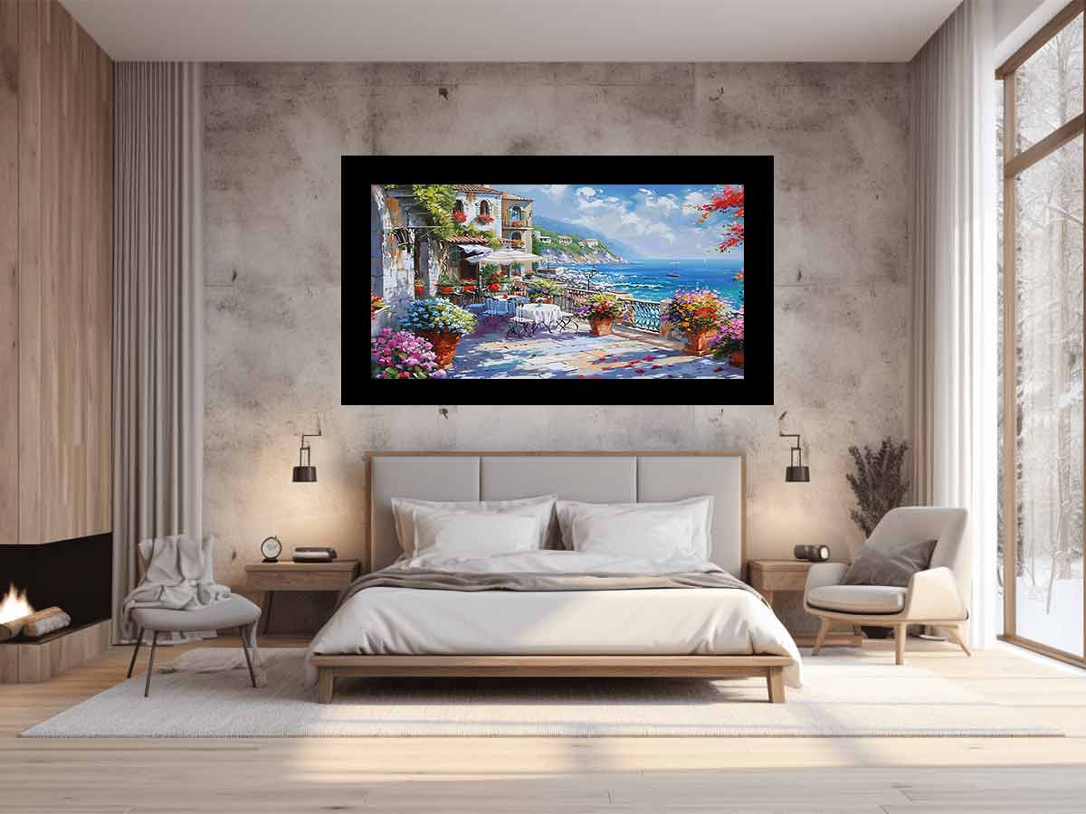 Beachside Living Canvas Art Print-1