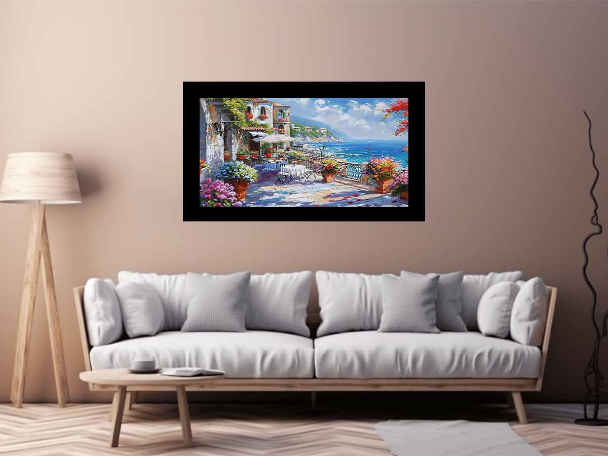 Beachside Living Canvas Art Print-2