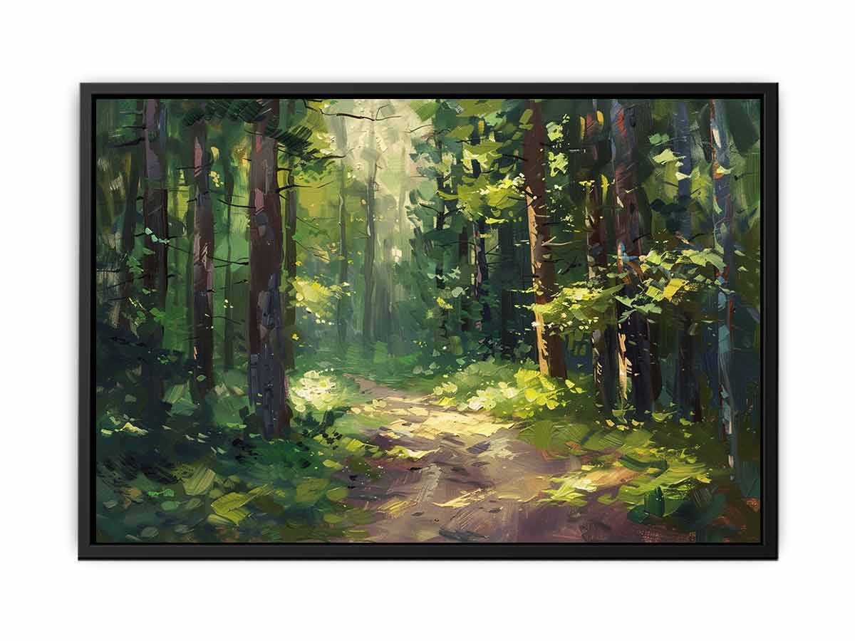 Forest Path Wall Art painting-4