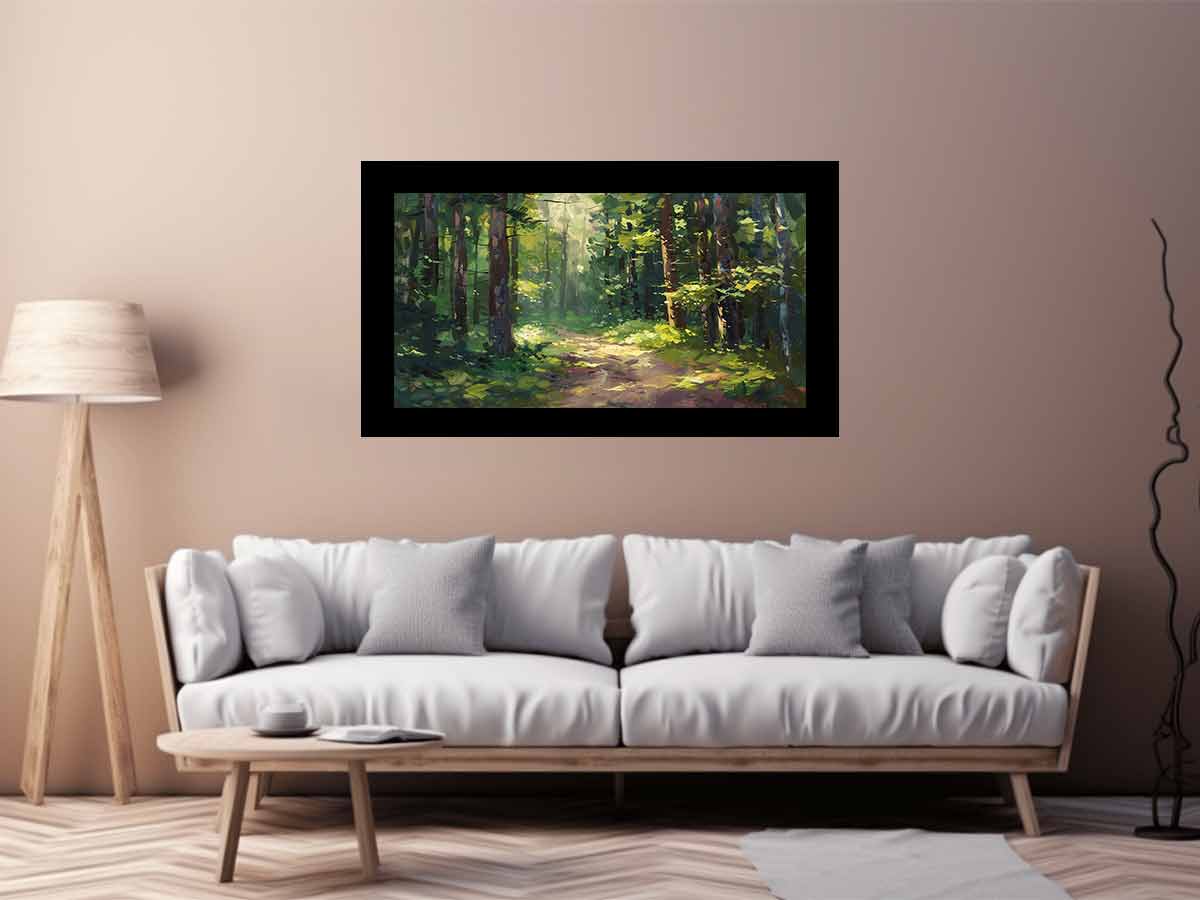 Forest Path Wall Art painting-2