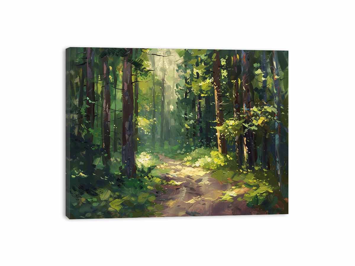 Forest Path Wall Art painting-3