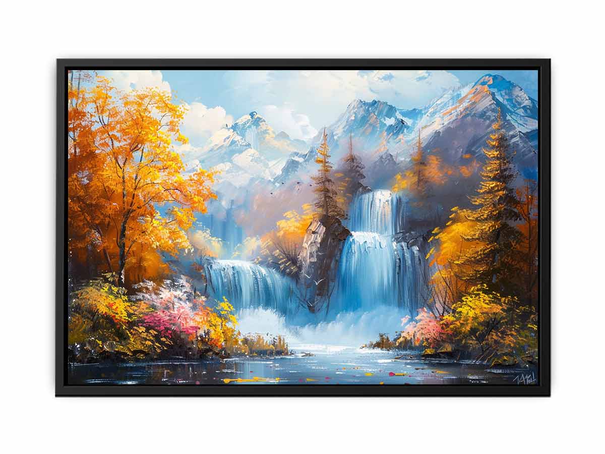 Waterfall Landscape Wall Art-4