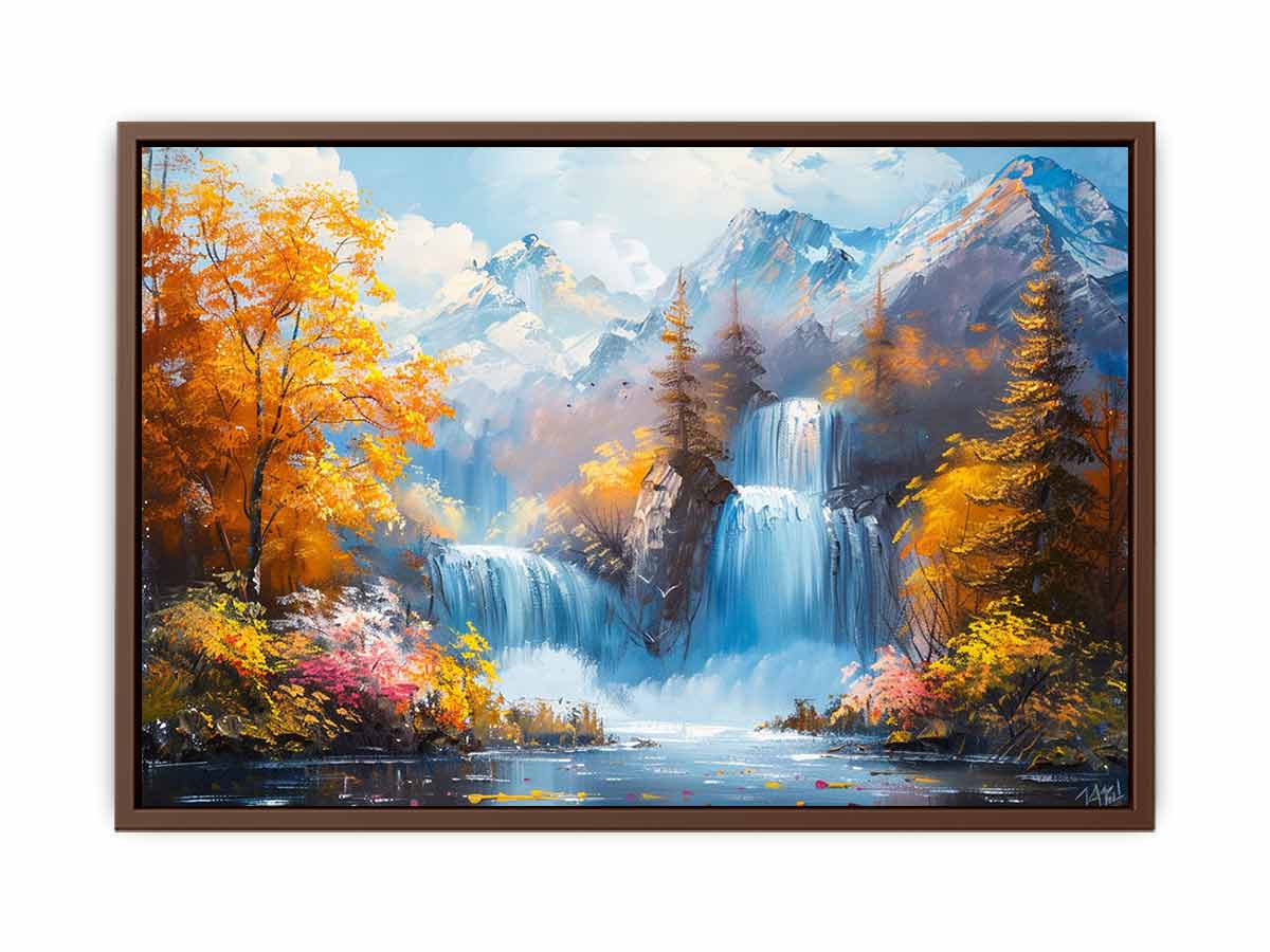 Waterfall Landscape Wall Art-6