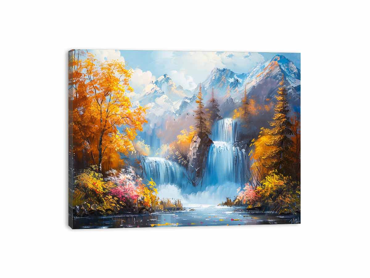Waterfall Landscape Wall Art-3
