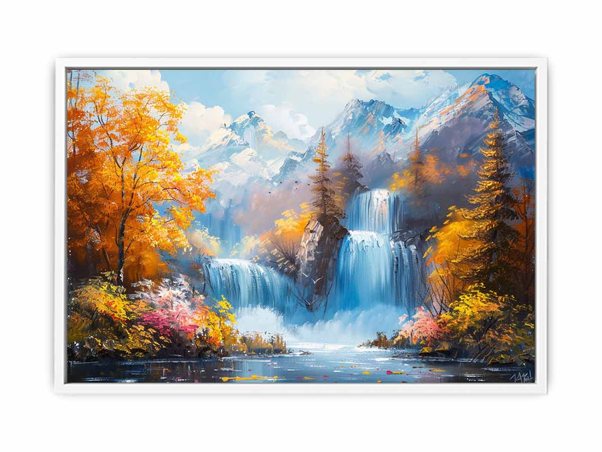 Waterfall Landscape Wall Art-5