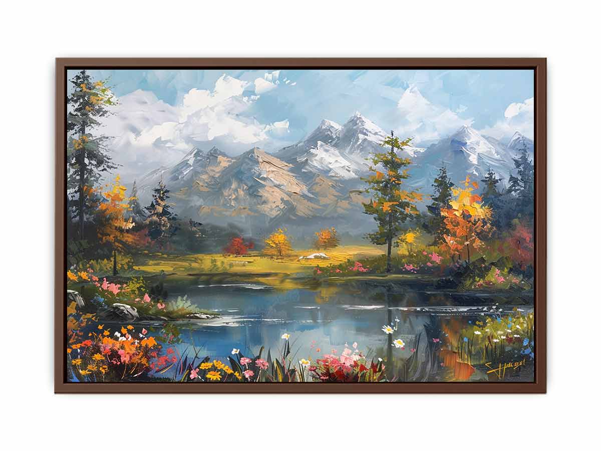 Autumn Landscape Canvas Painting-6