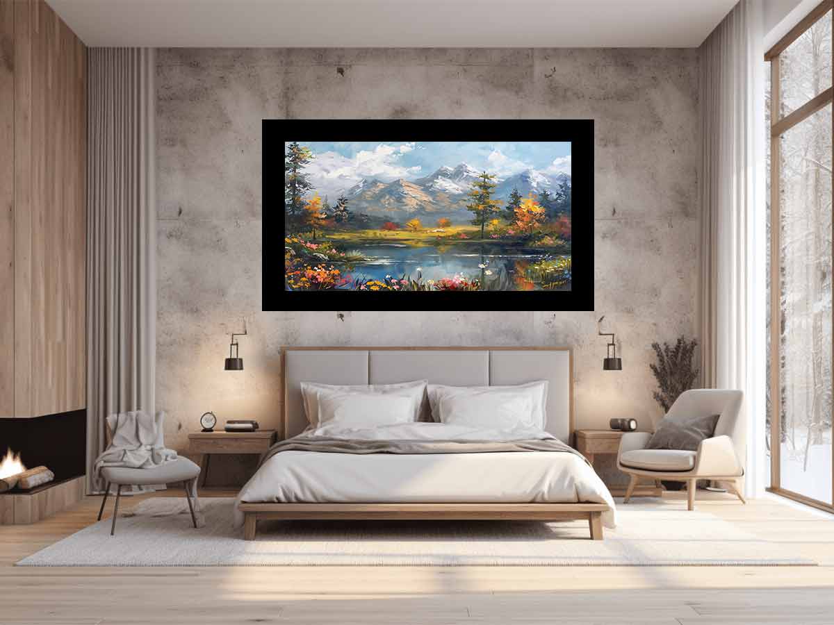 Autumn Landscape Canvas Painting-1