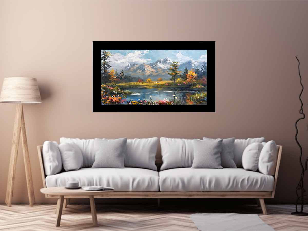 Autumn Landscape Canvas Painting-2
