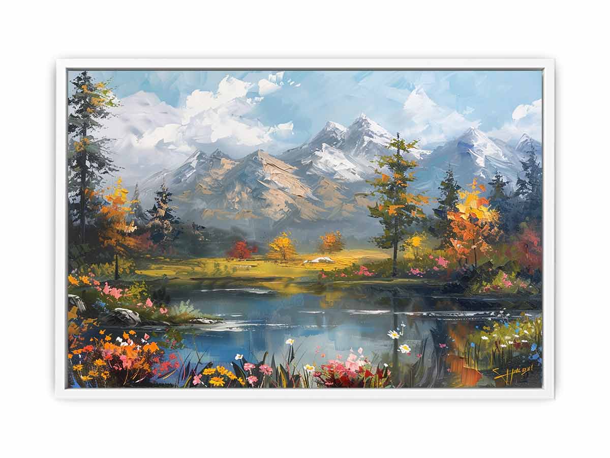 Autumn Landscape Canvas Painting-5