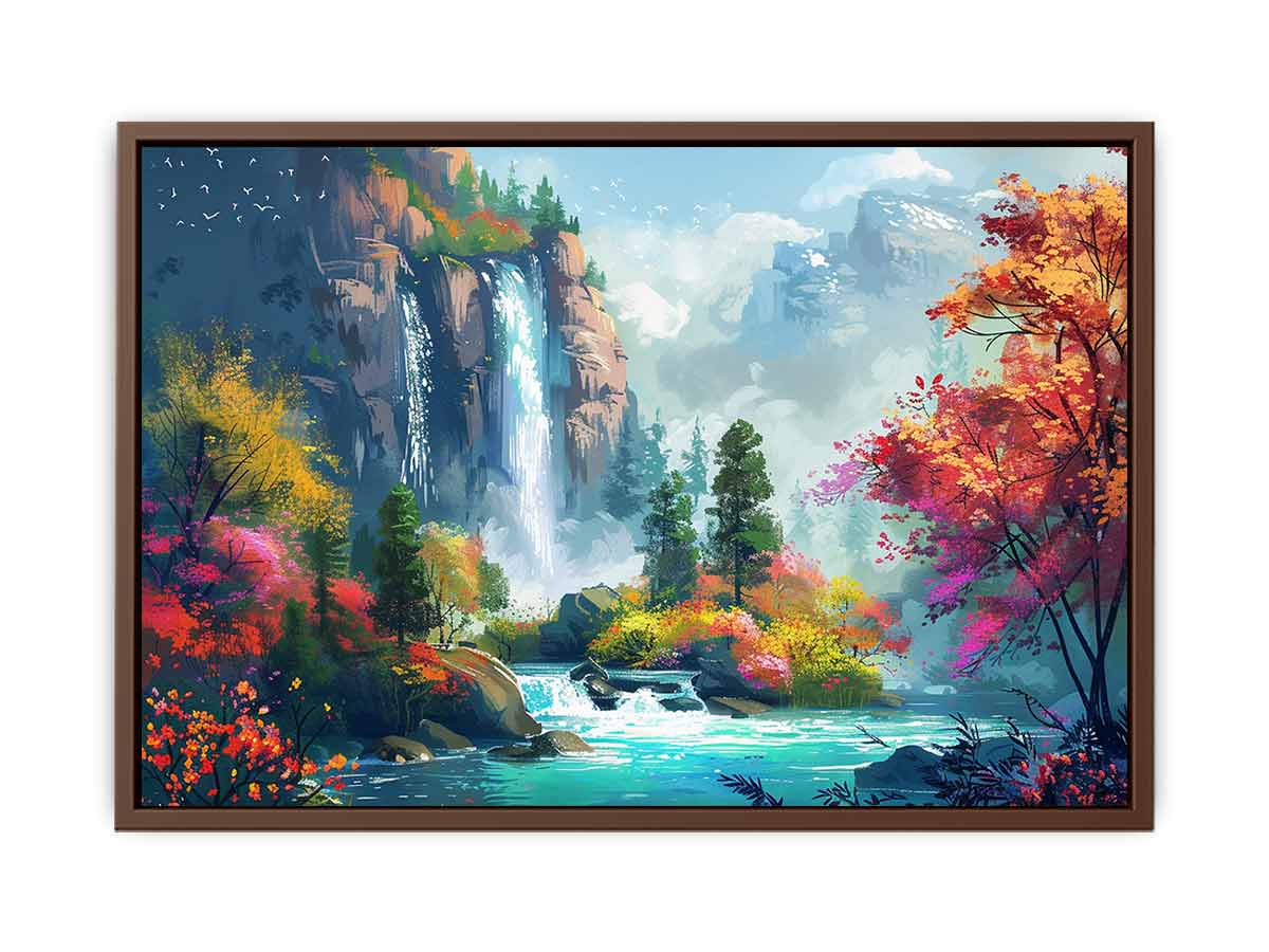 Waterfall Canvas Art Print-6