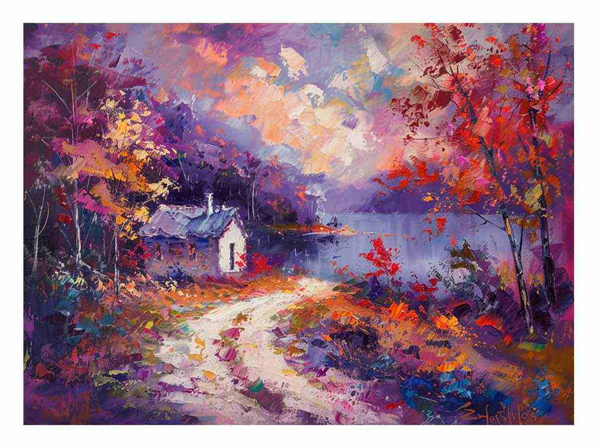 Dream House Canvas Art Print-0