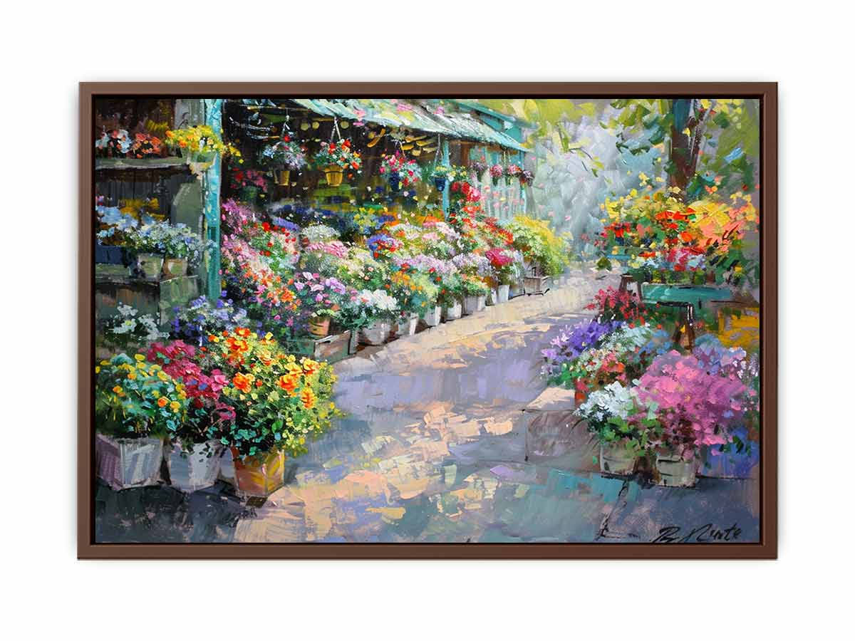 Flower Market Canvas Art Print-6