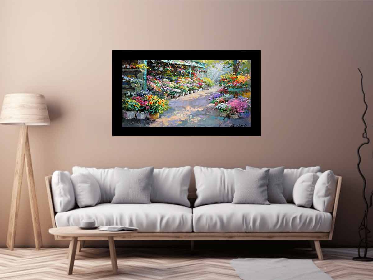 Flower Market Canvas Art Print-2