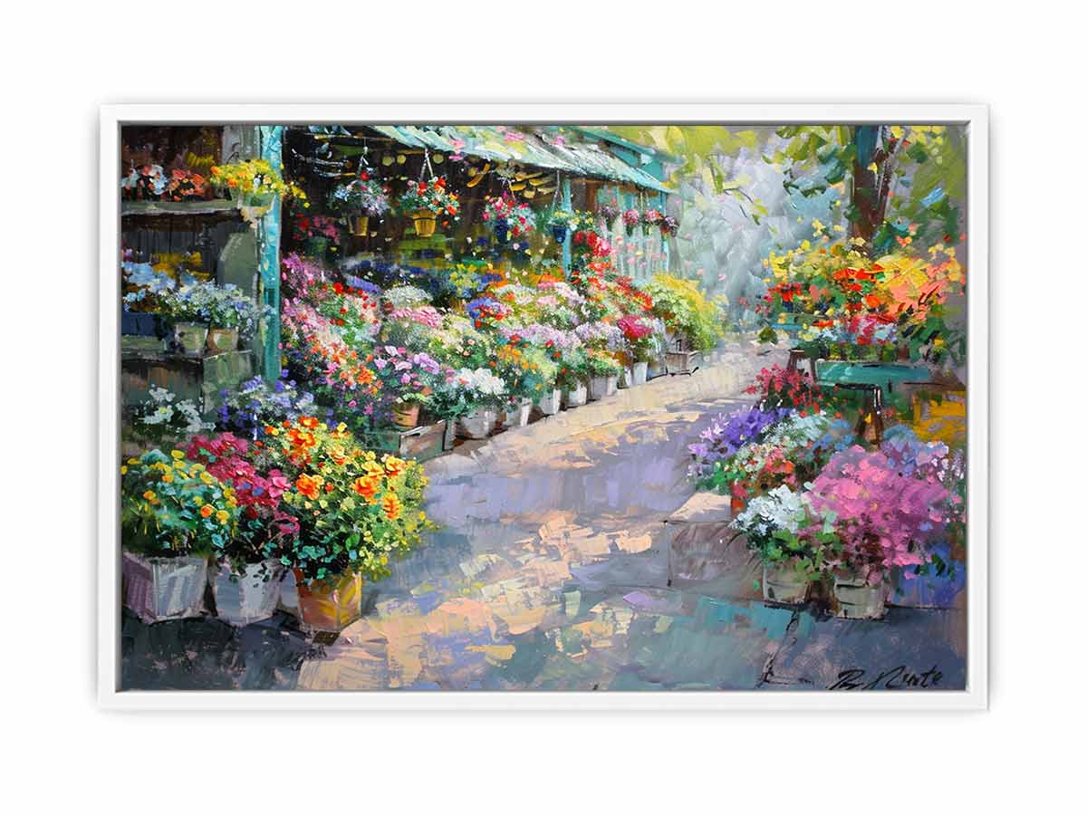 Flower Market Canvas Art Print-5