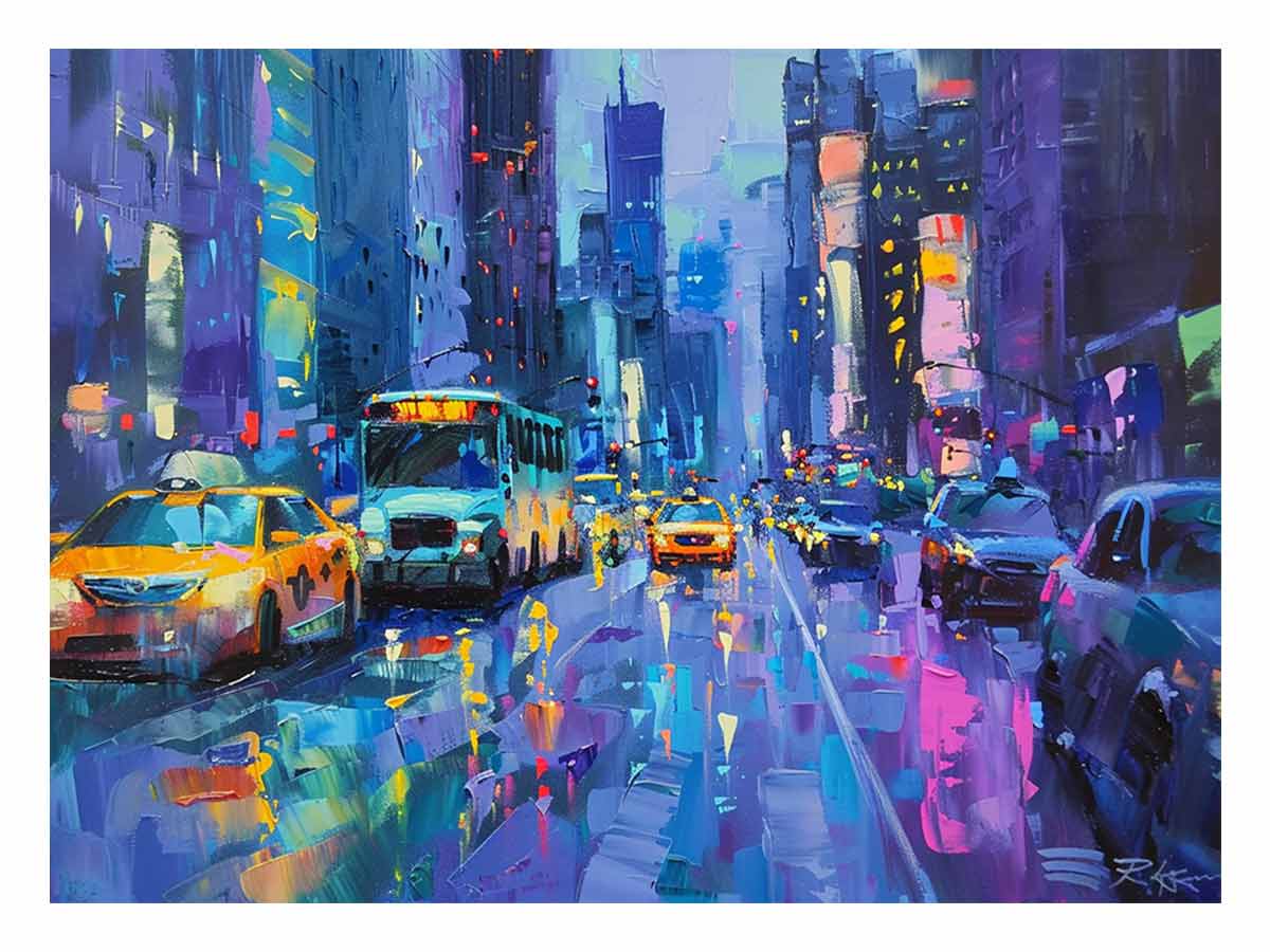 Street Canvas Art Print-0