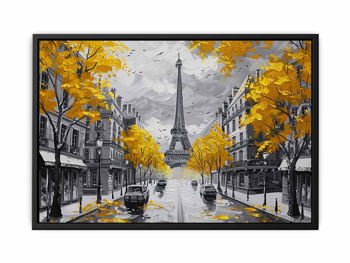Eiffel Tower Paris Street Wall Art Painting-4