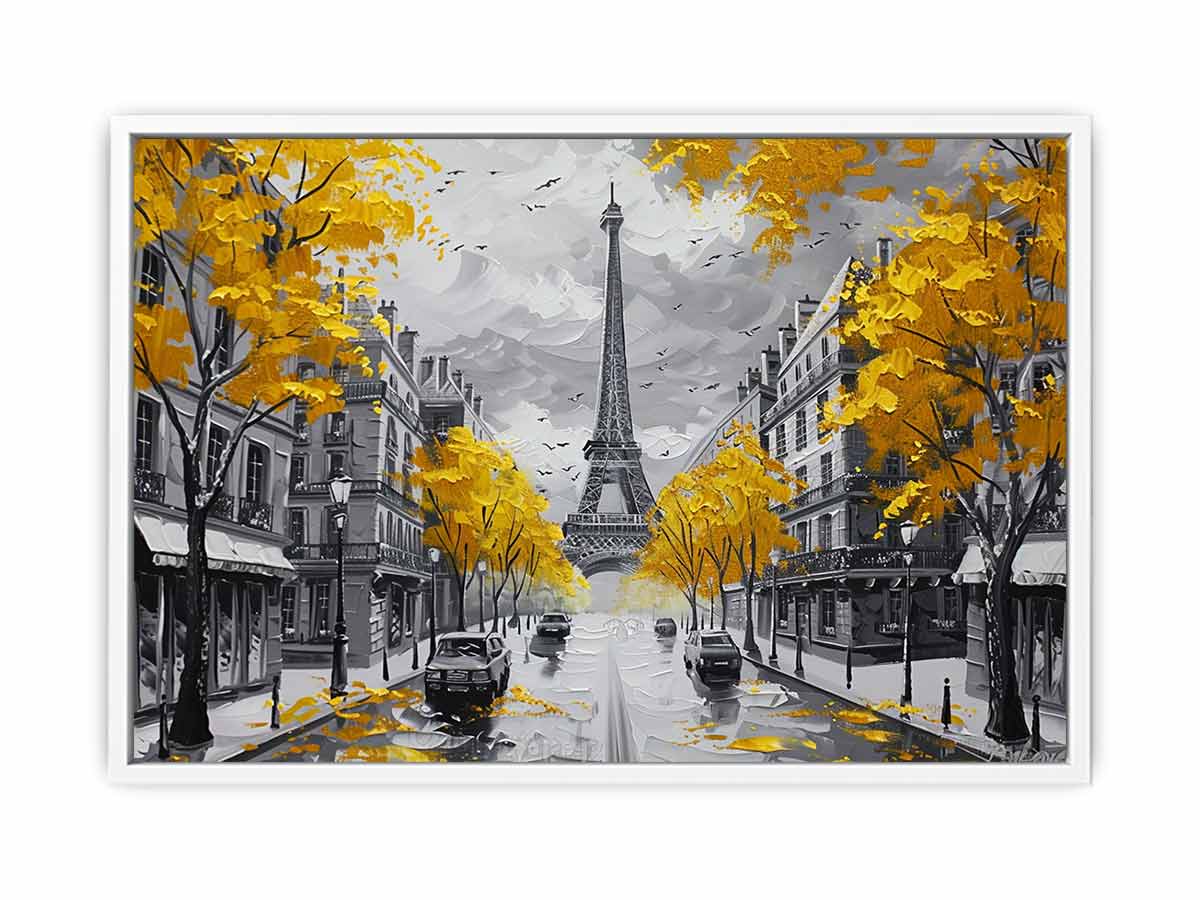 Eiffel Tower Paris Street Wall Art Painting-5
