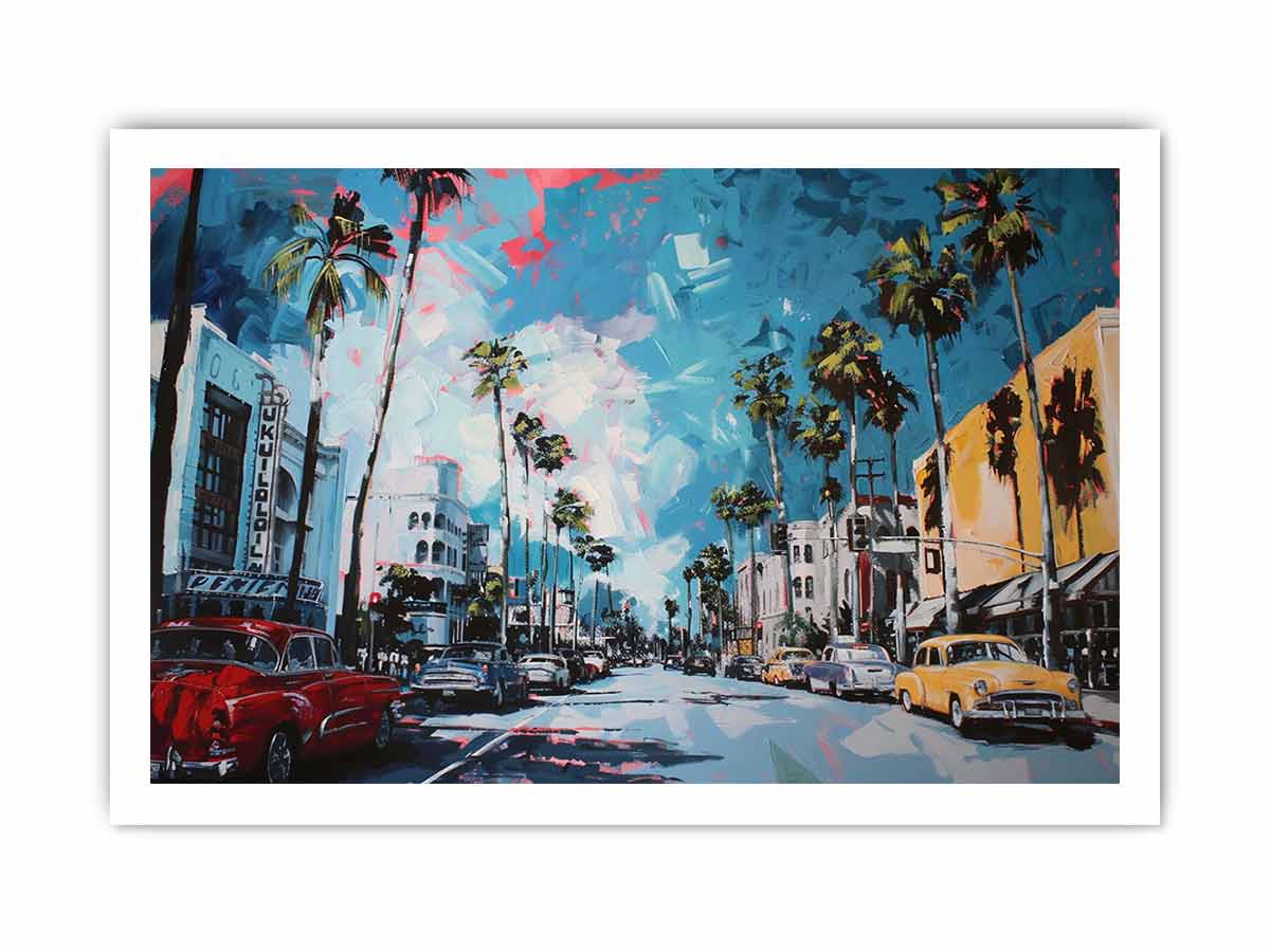 Los Angles Canvas Art Print-8