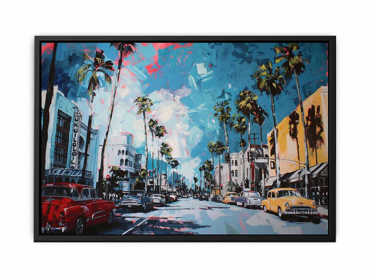 Los Angles Canvas Art Print-4