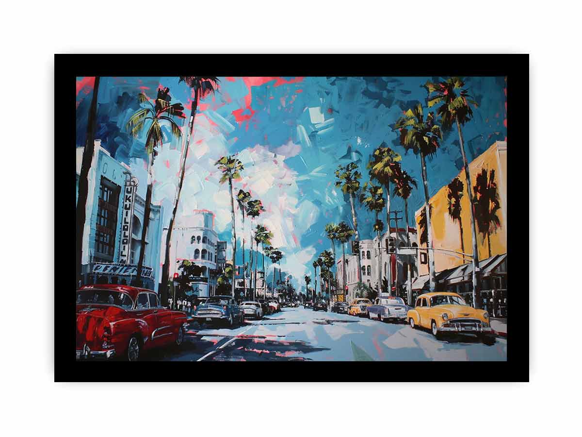 Los Angles Canvas Art Print-7