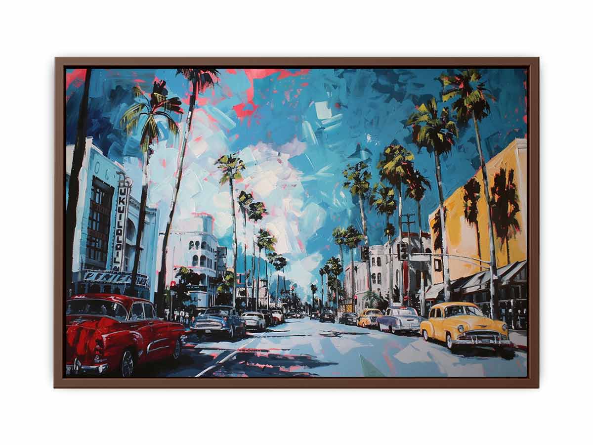 Los Angles Canvas Art Print-6