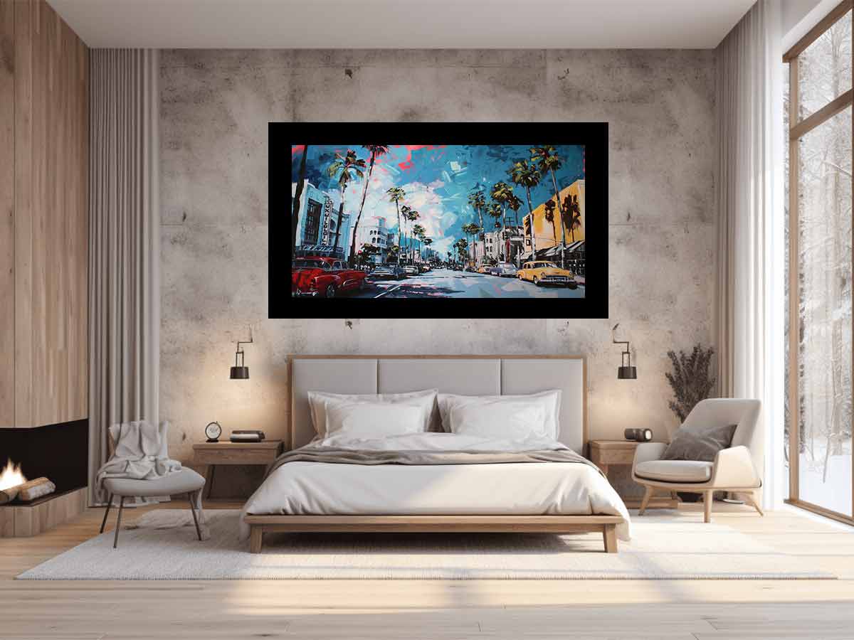 Los Angles Canvas Art Print-1