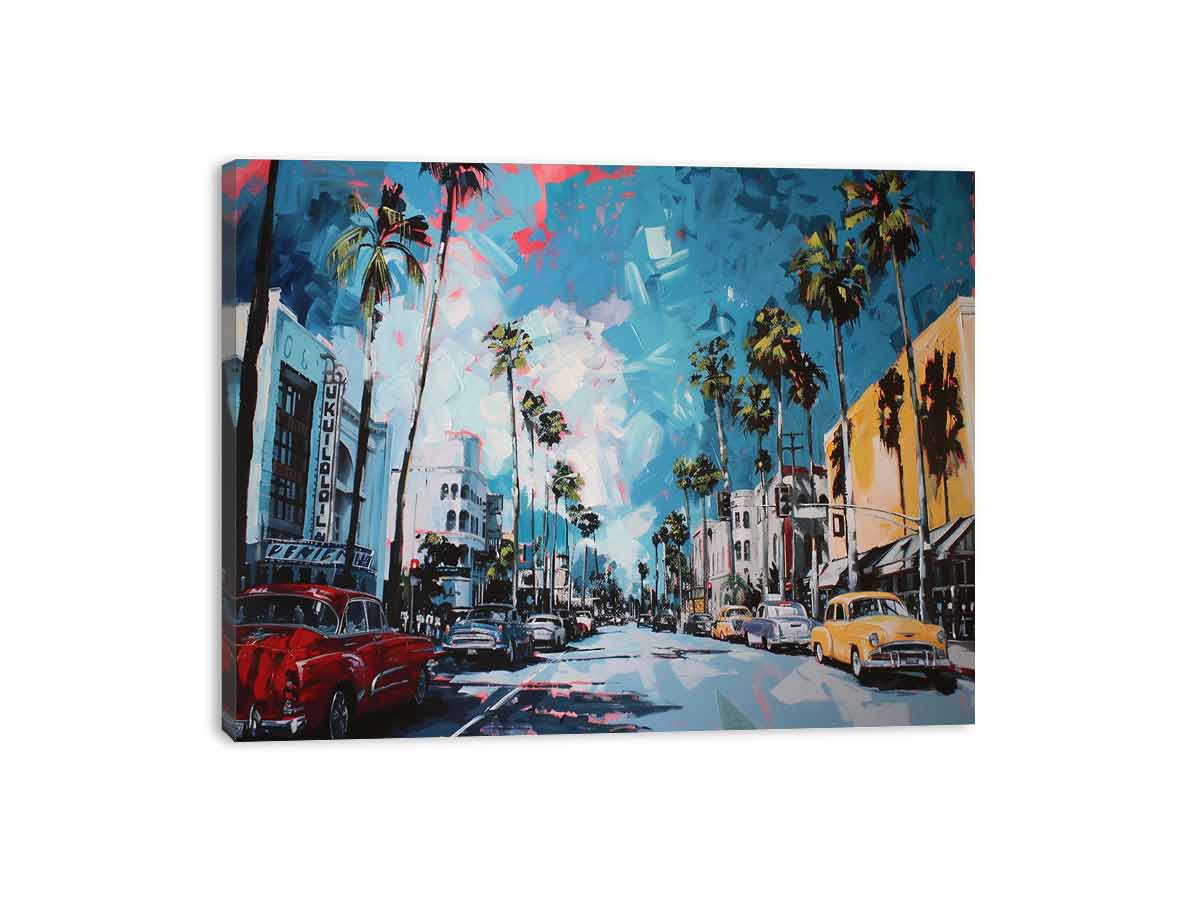 Los Angles Canvas Art Print-3