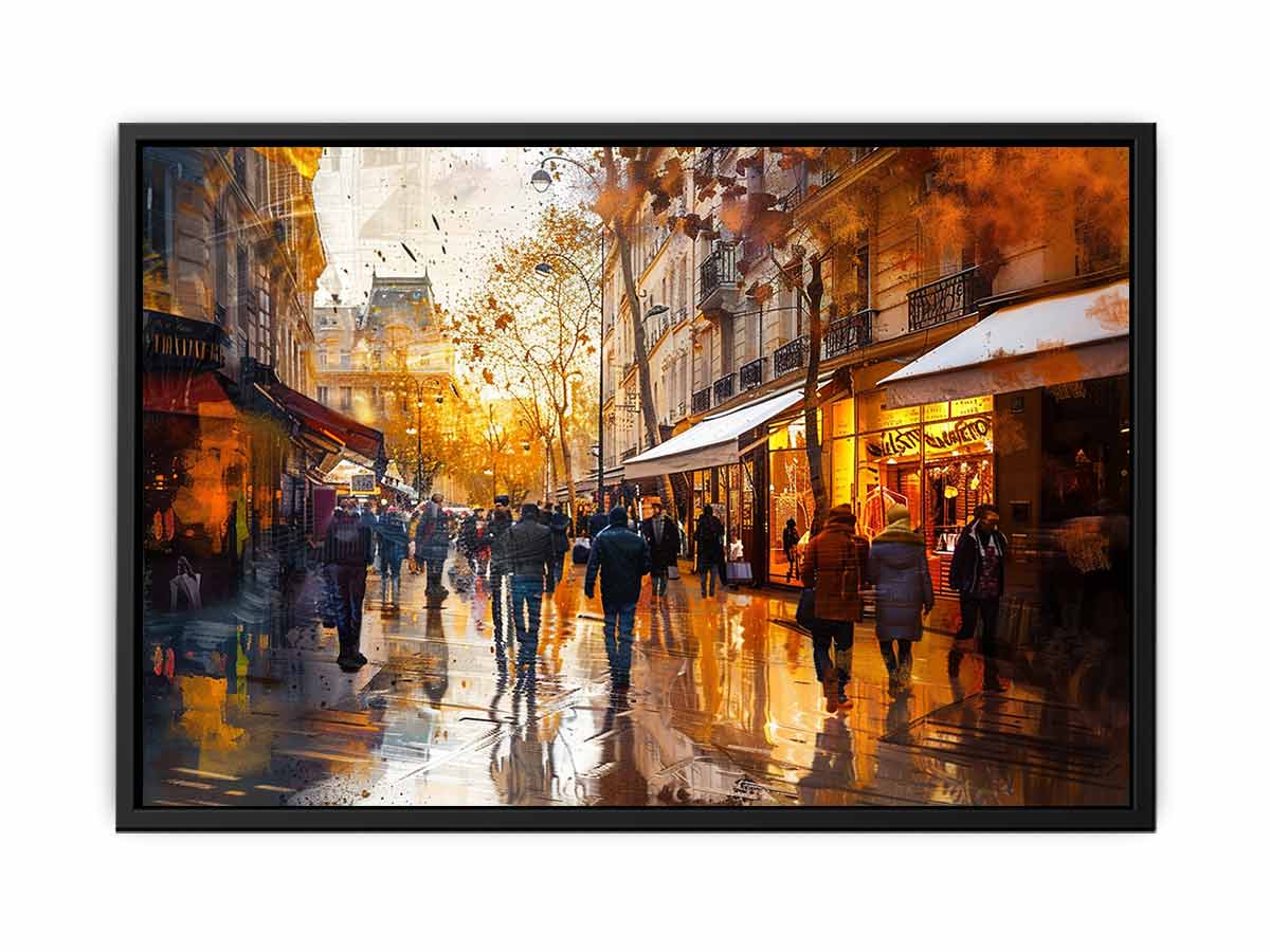 paris Street Wall Art print Painting-4