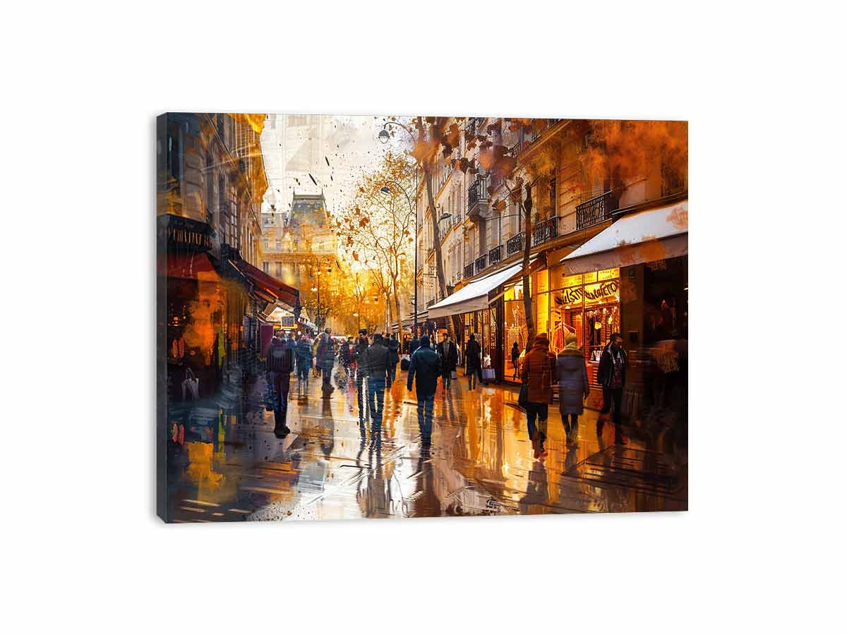 paris Street Wall Art print Painting-3