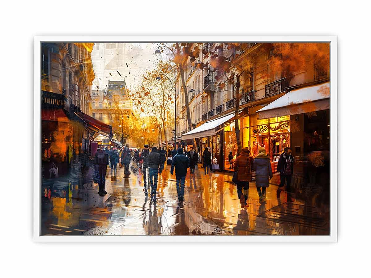 paris Street Wall Art print Painting-5