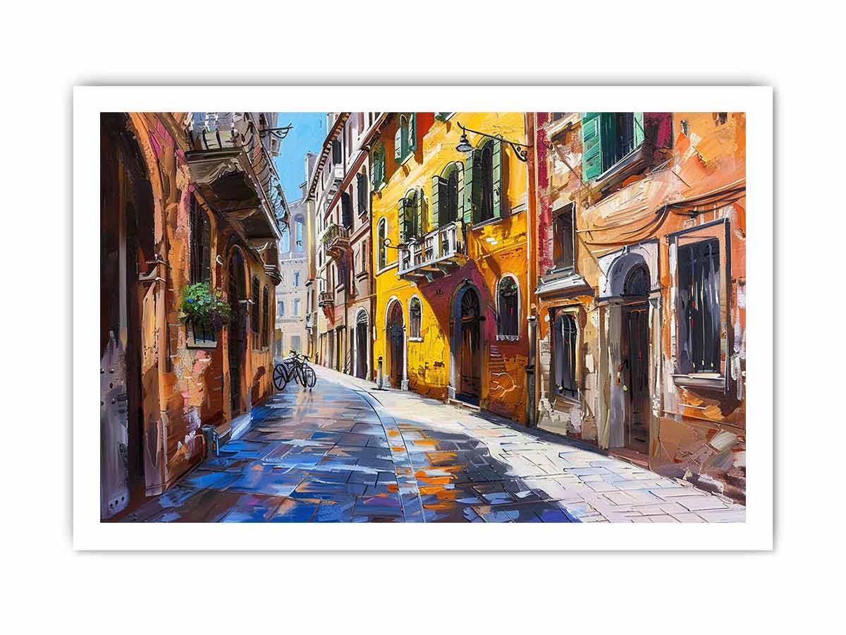 Via della Conciliazione Italy Street Canvas Painting-8