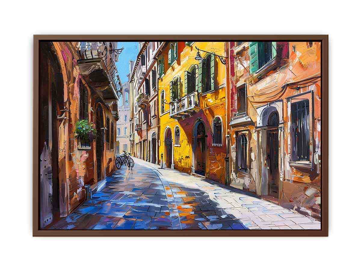Via della Conciliazione Italy Street Canvas Painting-6