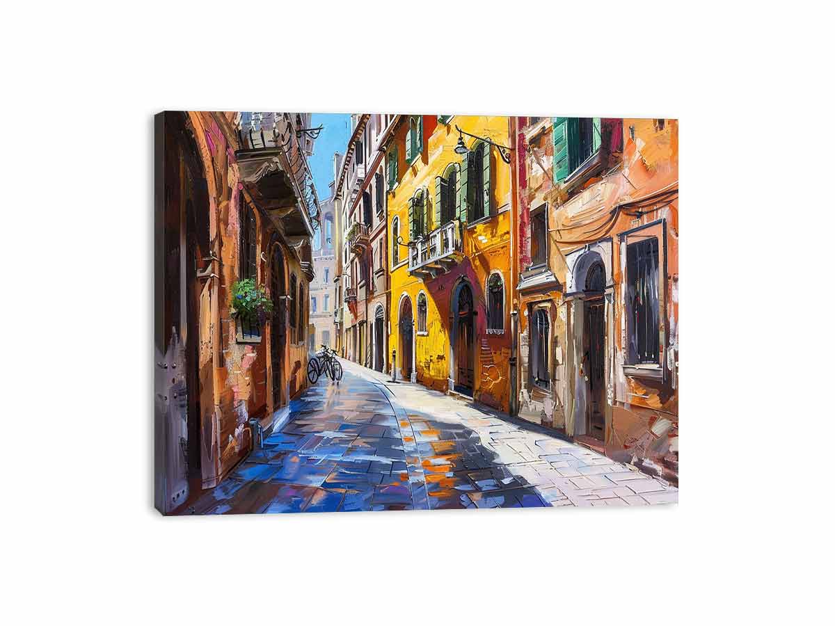 Via della Conciliazione Italy Street Canvas Painting-3