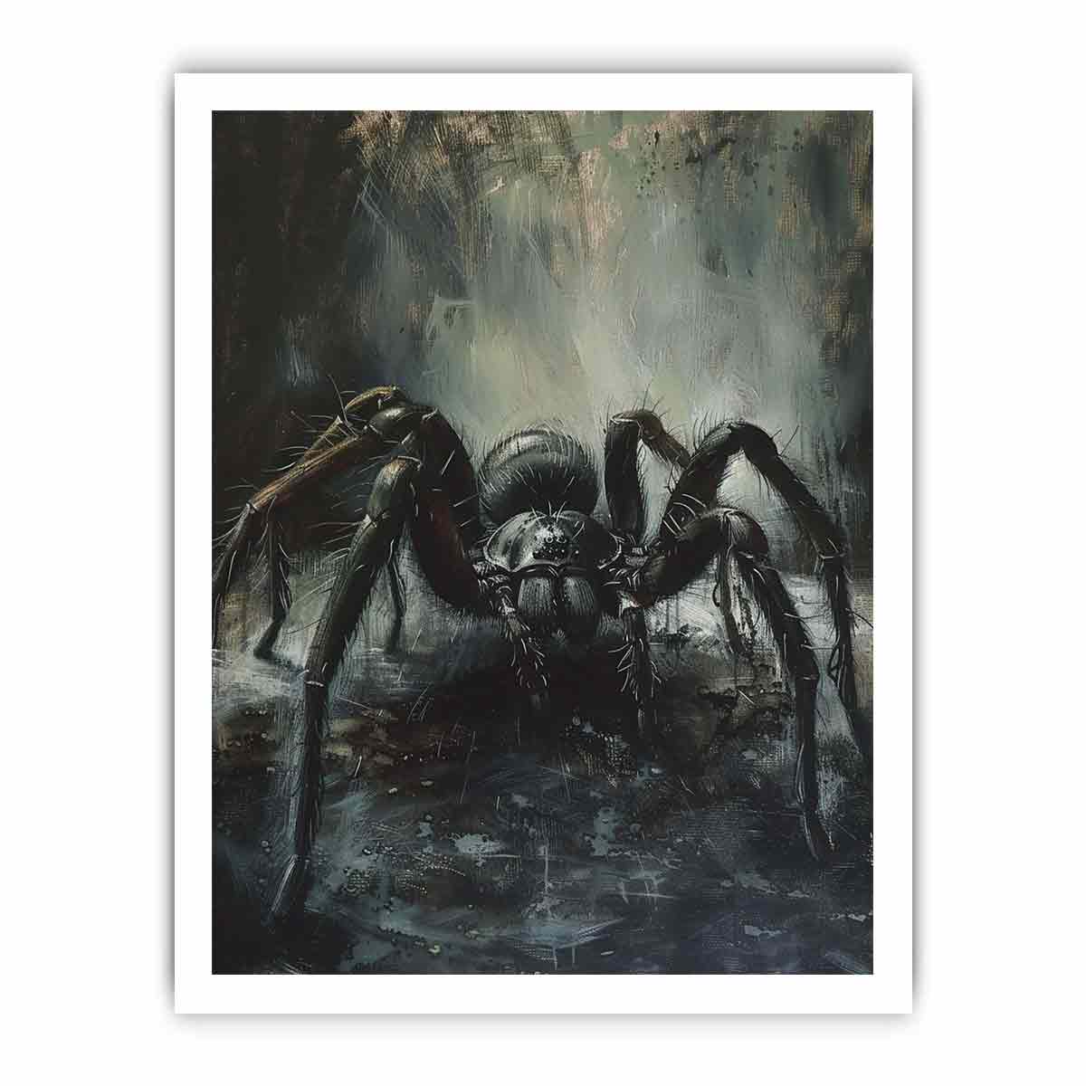 Spider canvas painting-8