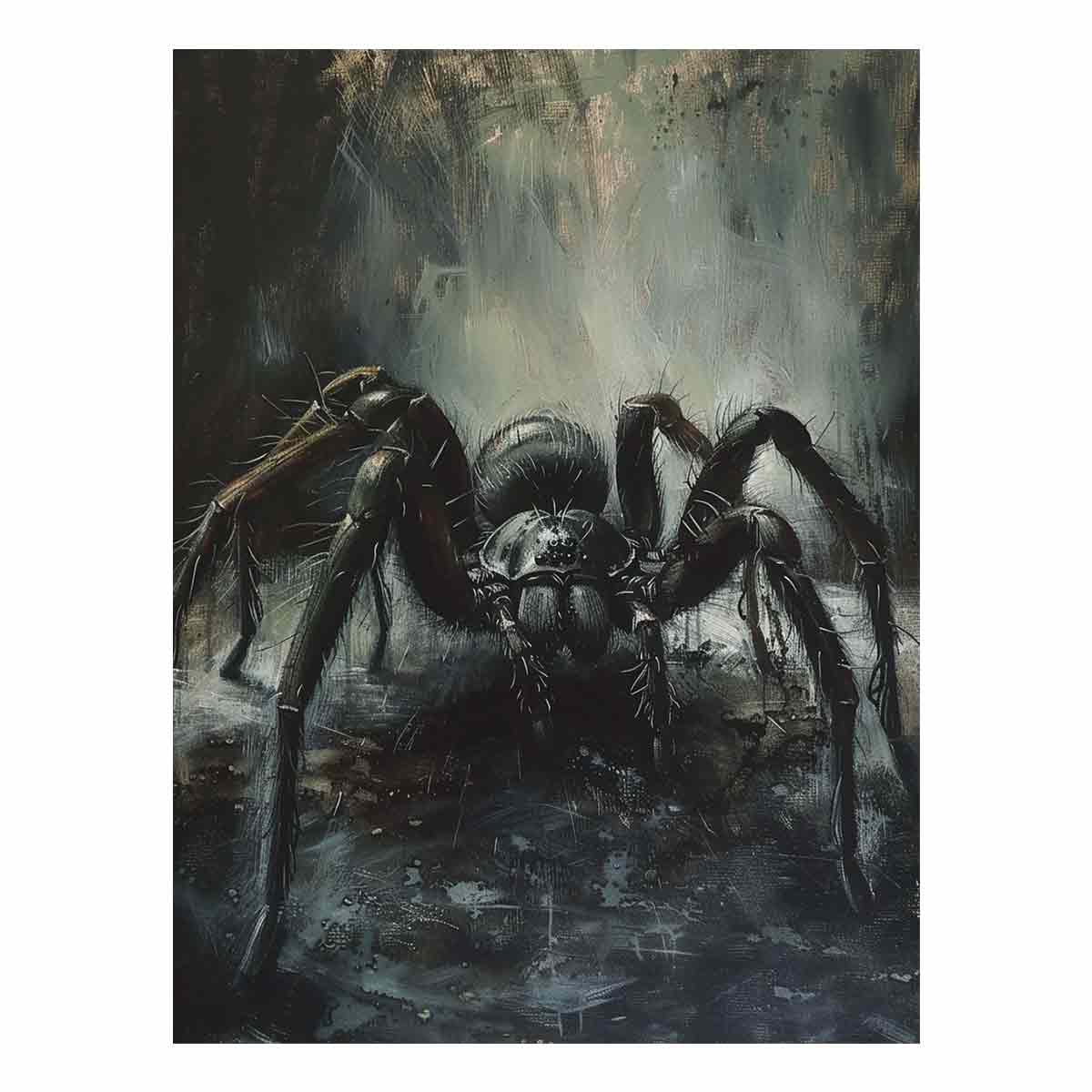 Spider canvas painting-0