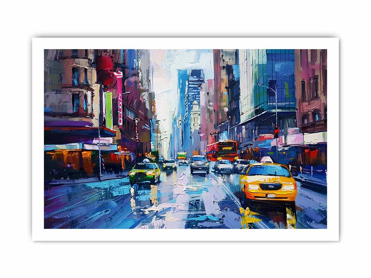 Sydney Street Canvas Art Print-8