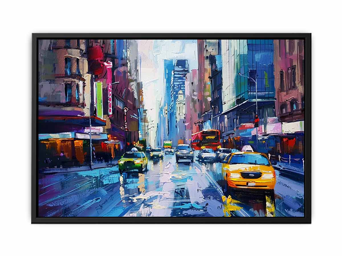 Sydney Street Canvas Art Print-4