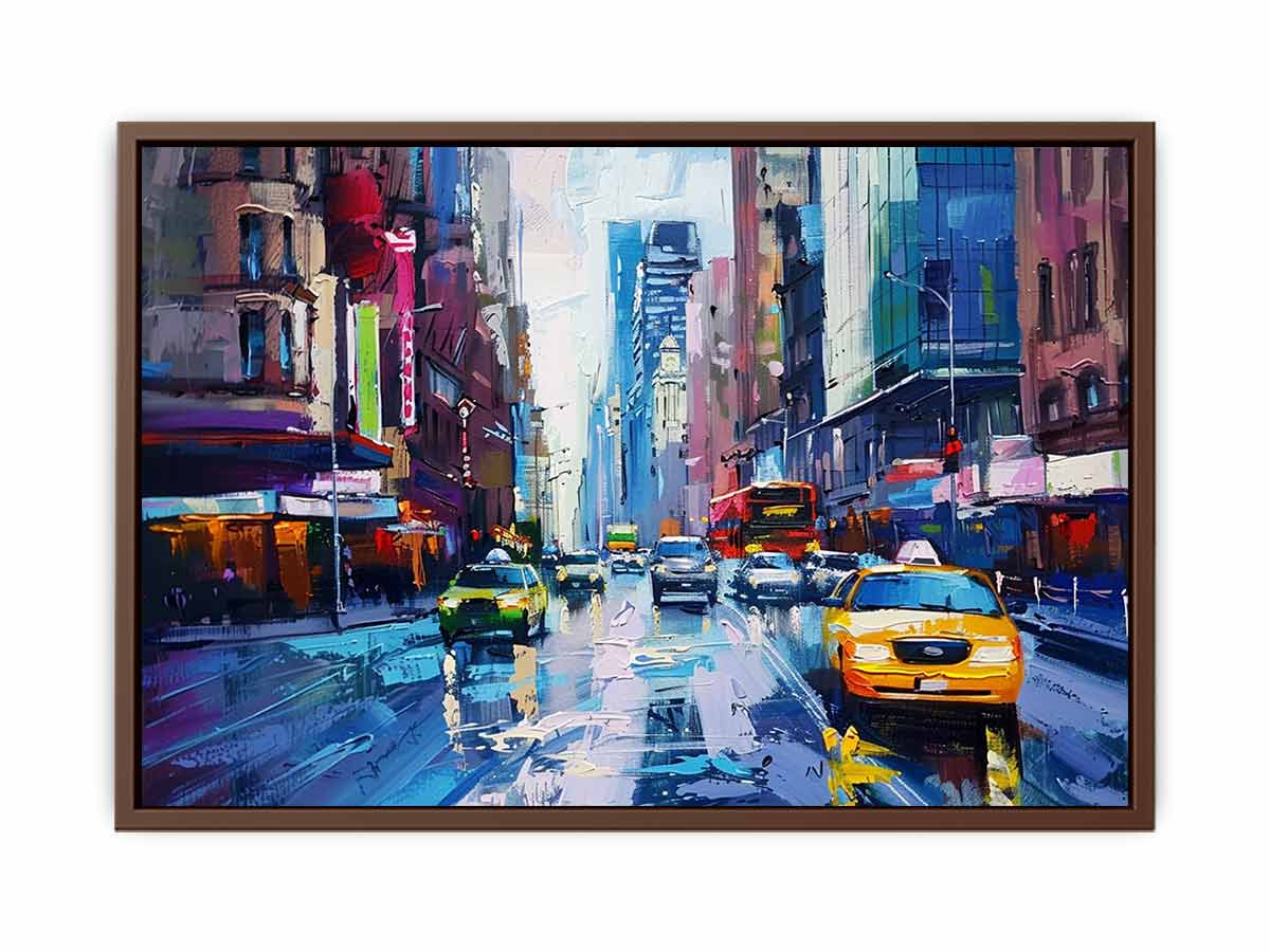 Sydney Street Canvas Art Print-6