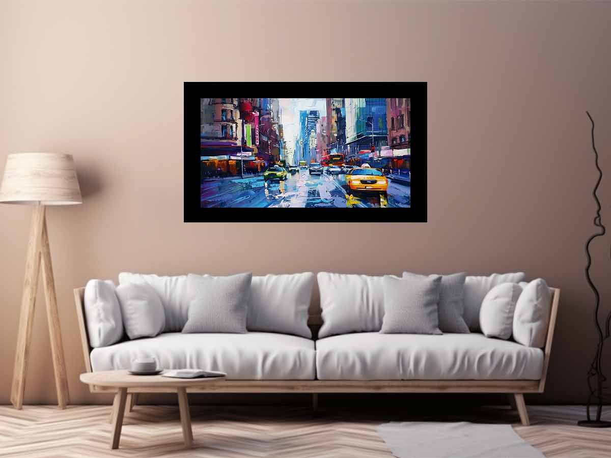 Sydney Street Canvas Art Print-2
