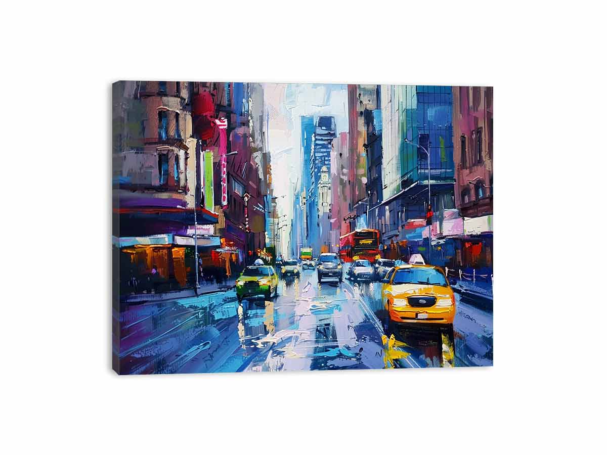 Sydney Street Canvas Art Print-3