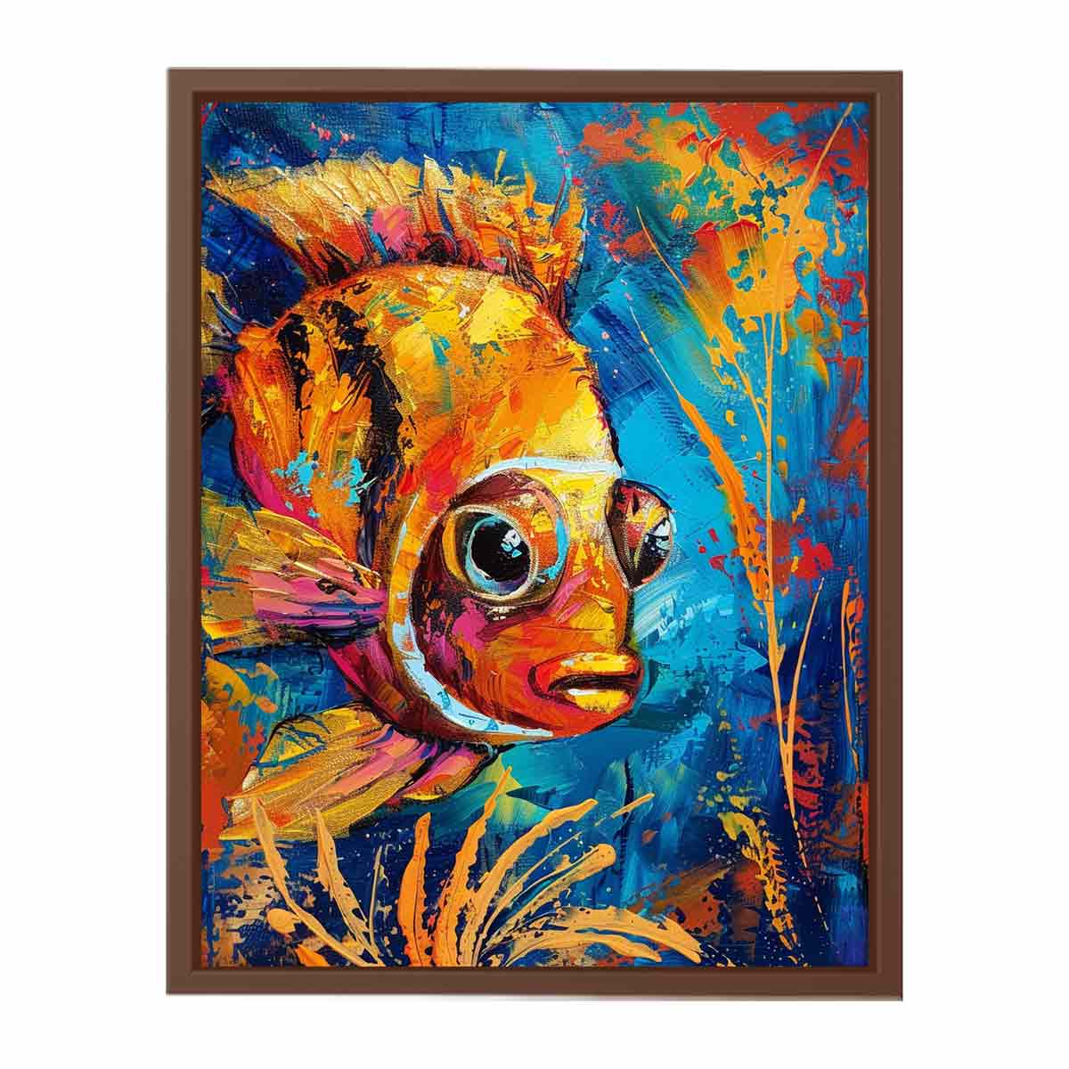 Golden Fish Canvas Art Print-6