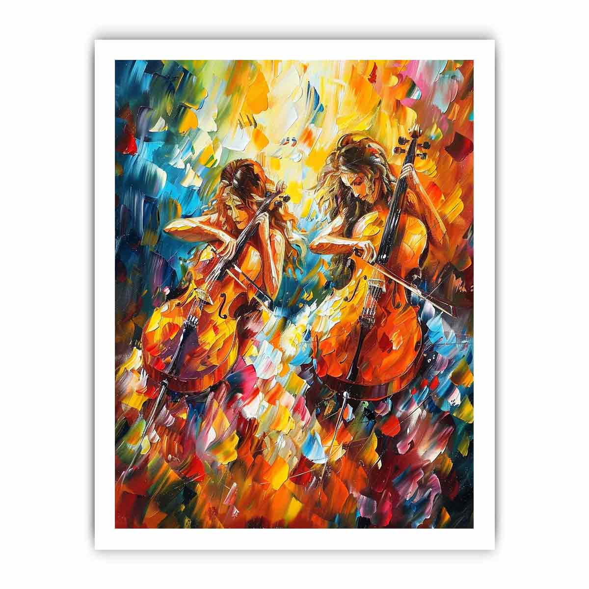 Music Violin Canvas Art Print-8