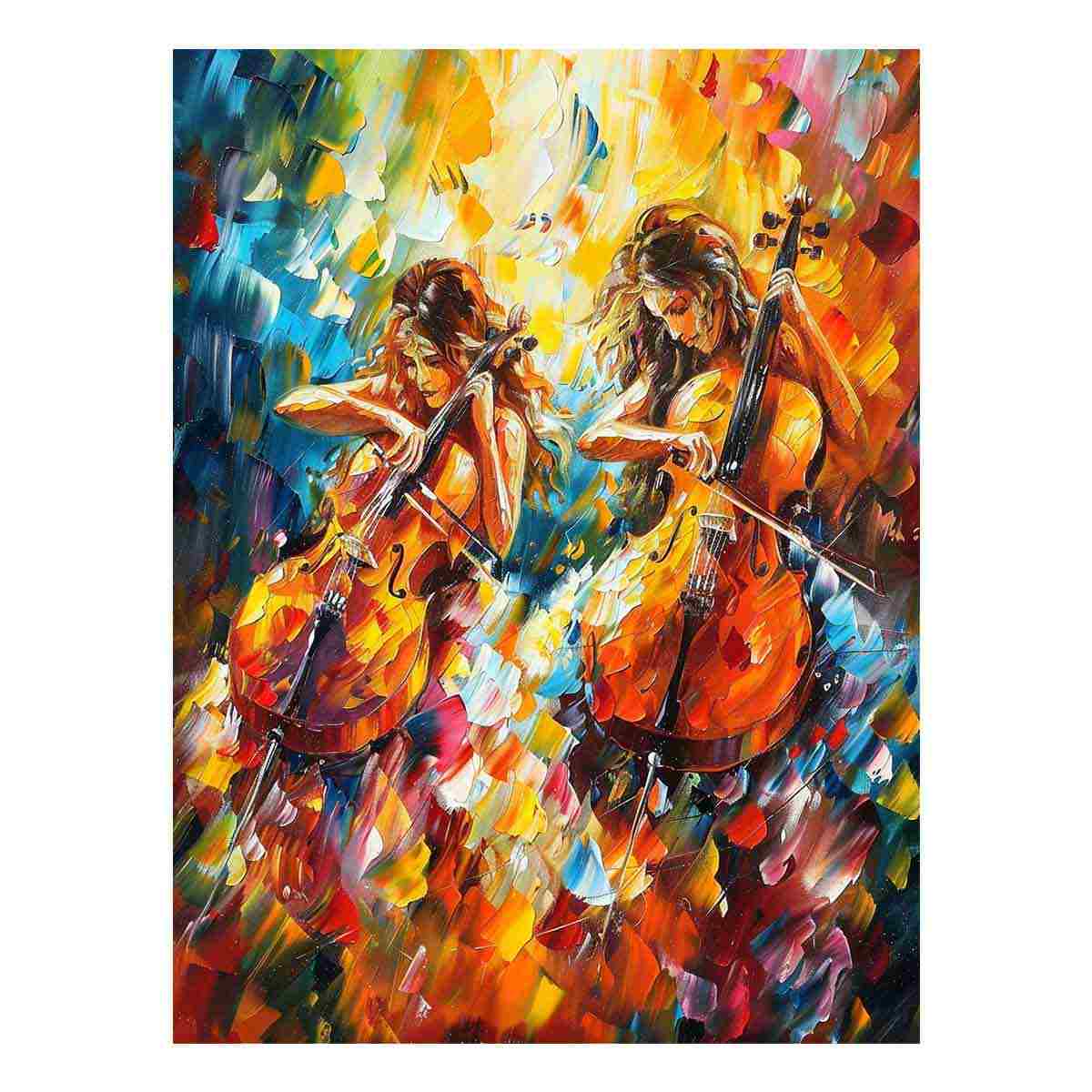 Music Violin Canvas Art Print-0