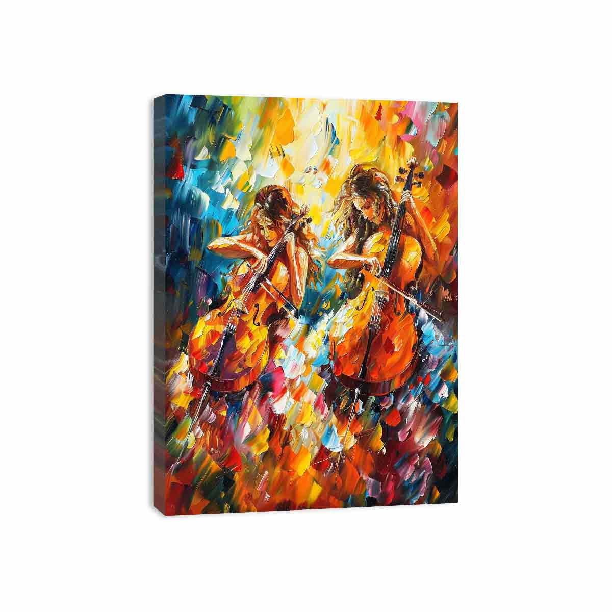Music Violin Canvas Art Print-3